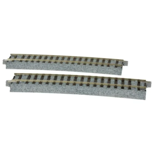 Kato 2-290 - 34-1/8" Curved Track - 2 Pieces - HO Scale