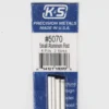 K&S Precision Metal 5070 - Bendable Alum Rod 3/32 & 1/8 X 12" Long -Model Train Hub ks5070 94356.1671411345