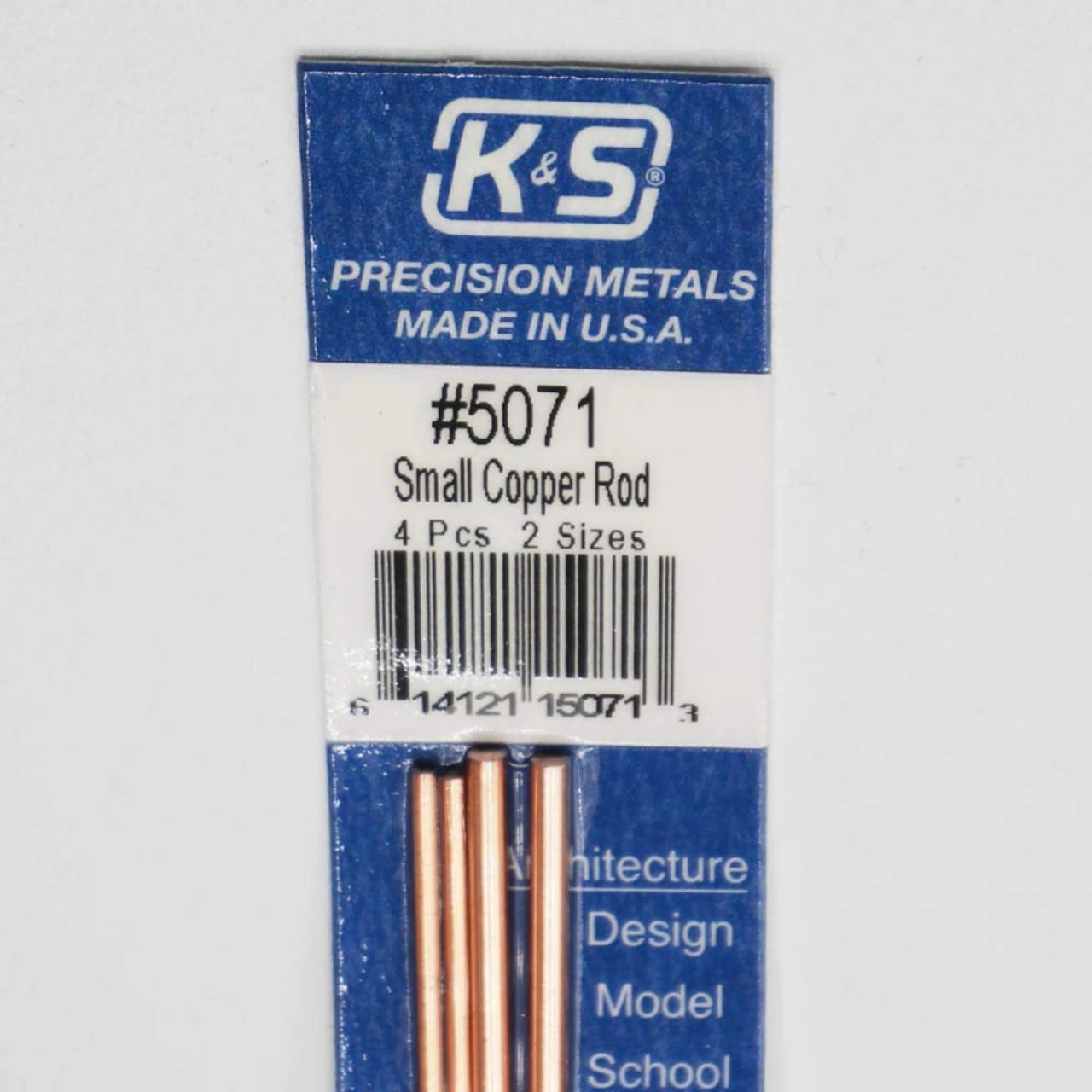 K&S Precision Metal 5071 - Bendable Copper Rod 1/16 & 3/32 X 12" Long 3 K&S Precision Metal 5071 - Bendable Copper Rod 1/16 & 3/32 X 12" Long
