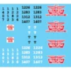 Lonestar Model 12024 - Company Decal Accessory Pack - Hill & Hill Truck Lines - HO Scale -Model Train Hub lsm12024 18736.1671411438