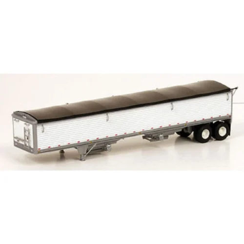 Lonestar Models 6001 - Wilson 43' Pacesetter Grain Trailer Black Tarp - HO Scale Kit