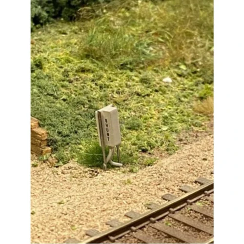 MACRail 200 - Trackside Shunt Box - 4 Pack Grey - HO Scale Kit