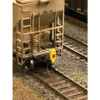 MACRail 902RT - End Of Train Device Regular Coupler 3 Pack - Yellow - HO Scale -Model Train Hub mac902RTa 93239.1671411455