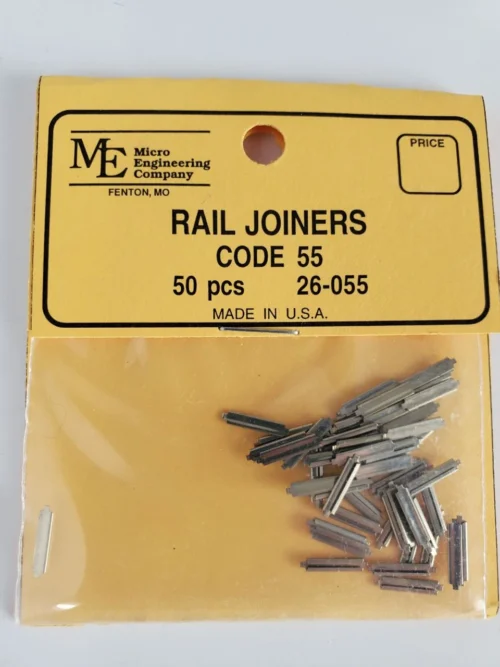 Micro Engineering 26-055 - Code 55 Rail Joiners 50pcs - N Scale