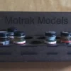 Motrak Models 85012 - Paint Rack - Model Master/Floquil, Holds 22 1/2oz Bottles - Multi Scale Kit -Model Train Hub mot85012 39384.1680199671