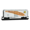 Micro-Trains Line 02000487 - 40' Single Door Boxcar With Roofwalk Western Pacific (WP) 19537 - N Scale