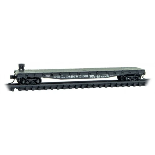 Micro-Trains Line 04500381 - 50' Flat Car Denver & Rio Grande Western (D&RGW) 21001 - N Scale