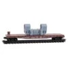Micro-Trains Line 04500640 - 50' Flat Car, Fishbelly Side W/ Side Mount Brake Wheel Great Northern (GN) 65356 - N Scale