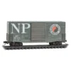 Micro-Trains Line 10144011 - 40' Hy-Cube Box Car, Single Door (Ex-NP, Car #4 BNSF Family Tree Series) Burlington Northern (BN) 281075 - N Scale -Model Train Hub mtl10144011 36983.1670434516