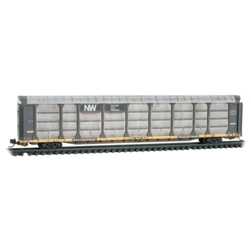 Micro-Trains Line 11144460 - 89' Tri-Level Autorack Norfolk & Western (NW) ETTX 800838 - N Scale