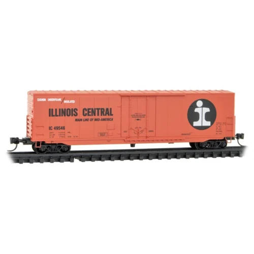 Micro-Trains Line 18100330 - 50' Standard Box Car Illinois Central (IC) 49546 - N Scale