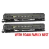Micro-Trains Line 99302213 - 12-1 Heavyweight Sleeper Car FOAM 2-PACK US Dept. Of The Interior 7, 10 - N Scale -Model Train Hub mtl99302213 86150.1684881461