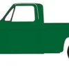 Classic Metal Works 30636 - 1979 Chevrolet Fleetside Pickup Truck - Assembled - Mini Metals(R) -- Green Poly - HO Scale -Model Train Hub mwi30636 82710.1683238941