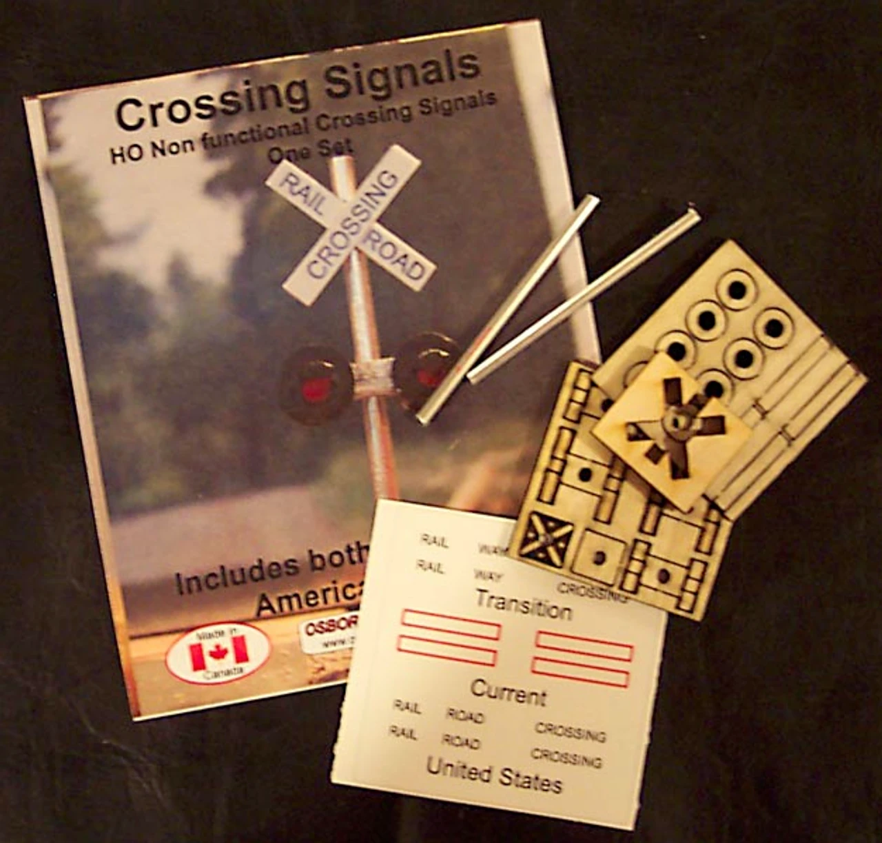 Osborn Models 1004 - Crossing Signals - HO Scale 3 Osborn Models 1004 - Crossing Signals - HO Scale