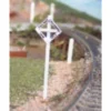 Osborn Models 3054 - Railway Crossing Signs (5 Pcs) - N Scale 1 Osborn Models 3054 - Railway Crossing Signs (5 Pcs) - N Scale -Model Train Hub osb3054 67653.1645223659