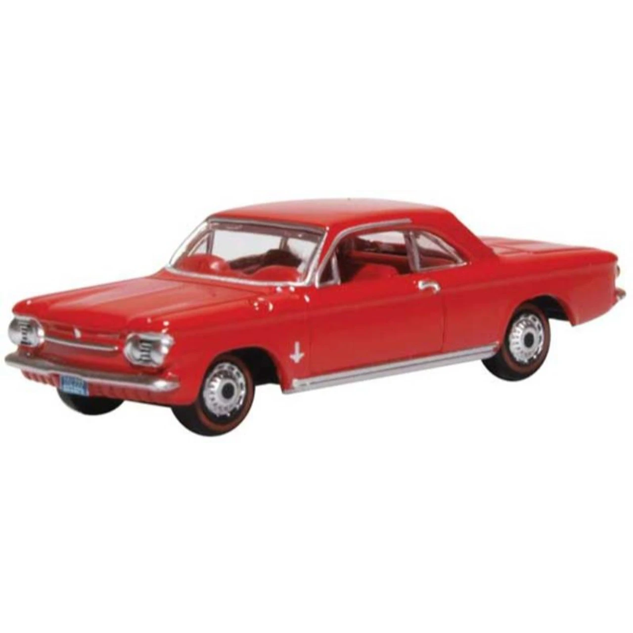 Oxford Diecast Oxford 87CH63002 - 1963-1970 Chevrolet Corvair Coupe Riverside Red - Assembled - HO Scale 3 Oxford Diecast Oxford 87CH63002 - 1963-1970 Chevrolet Corvair Coupe Riverside Red - Assembled - HO Scale