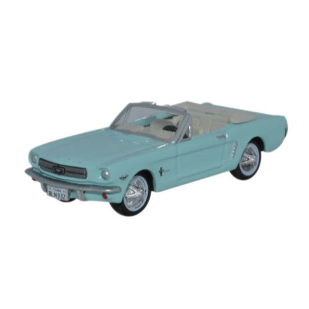 Oxford Diecast - 1965 Ford Mustang Convertible Tropical Turquoise - 1:87 3 Oxford Diecast - 1965 Ford Mustang Convertible Tropical Turquoise - 1:87