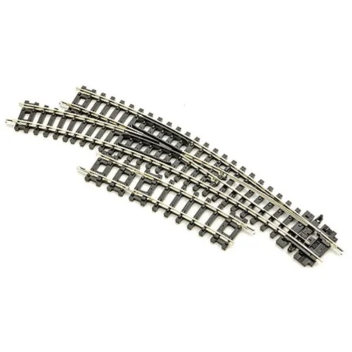 PECO ST-45 - Code 80 Left Hand Curved Turnout (Insulfrog) - N Scale
