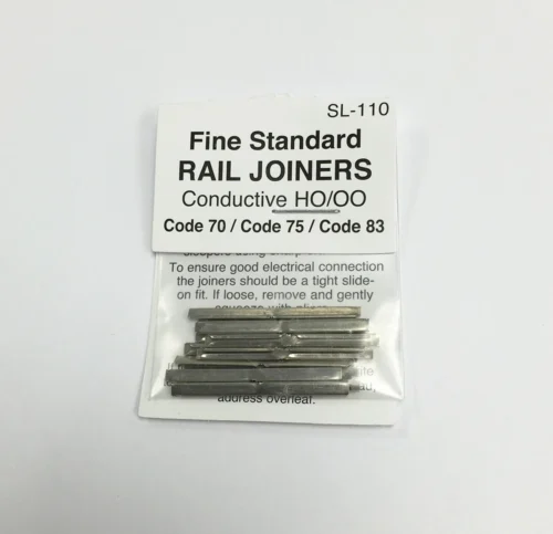 PECO SL-110 Metal Conducting Rail Joiners For Code 70/75/83 - HO Scale