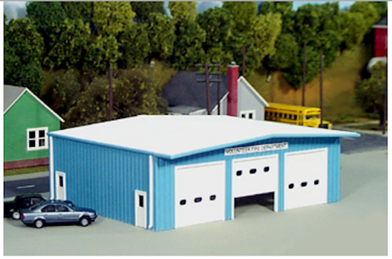 Pikestuff 541-0019 - Fire Station - HO Scale Kit 3 Pikestuff 541-0019 - Fire Station - HO Scale Kit