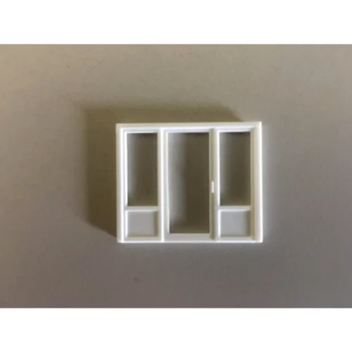 Pikestuff 541-1115 - Window & Center Door Combo. (2 Each) - HO Scale Kit