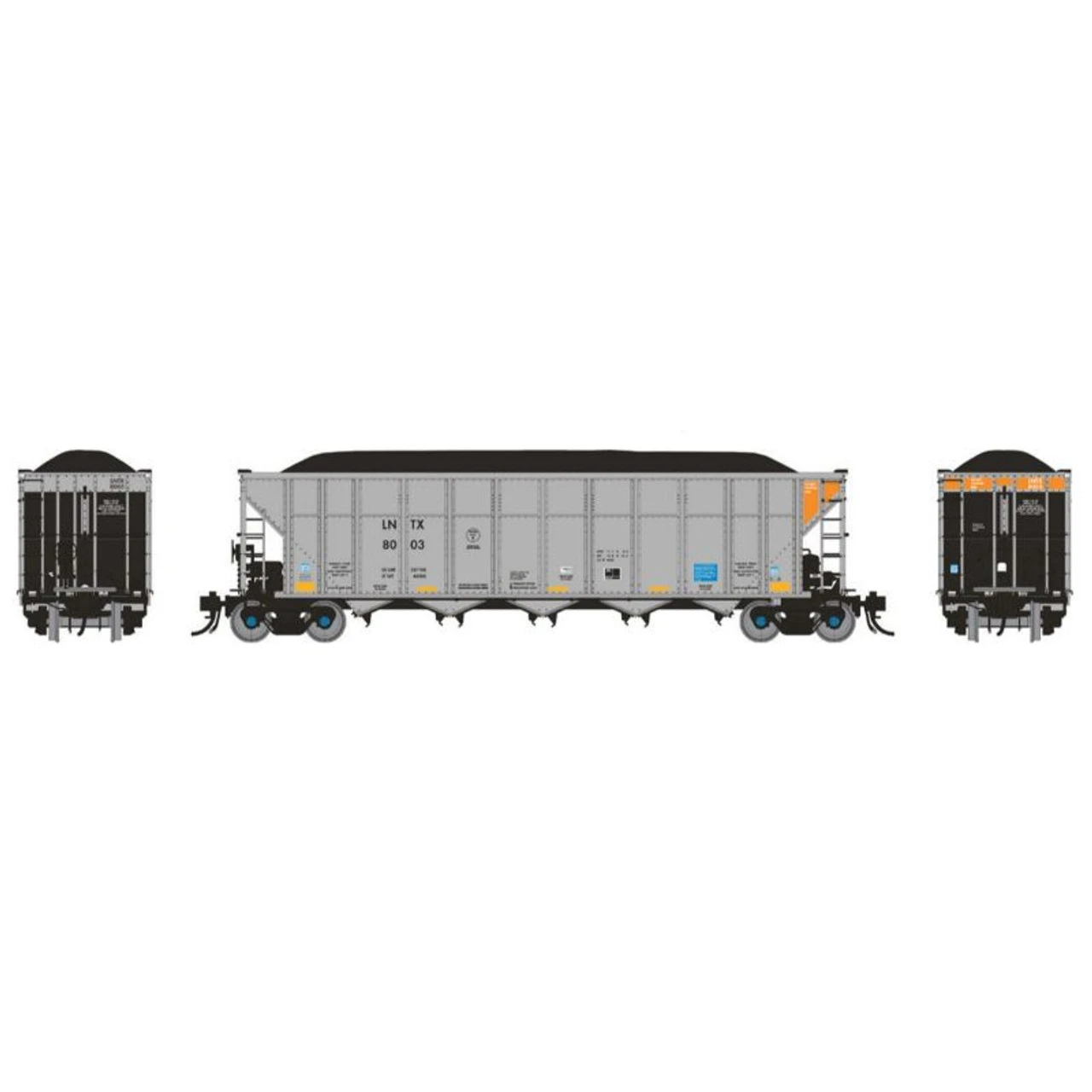 Rapido 169037A - Autoflood III Coal Hopper Alliant Energy (LNTX) 8055 - HO Scale 3 Rapido 169037A - Autoflood III Coal Hopper Alliant Energy (LNTX) 8055 - HO Scale