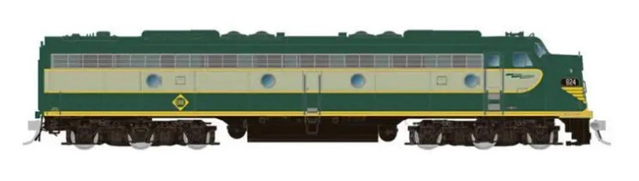 Rapido 28552 - EMD E8A W/ LokSound 5 Sound & DCC Erie Railroad (ERIE) 824 - HO Scale 3 Rapido 28552 - EMD E8A W/ LokSound 5 Sound & DCC Erie Railroad (ERIE) 824 - HO Scale