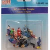 Rock Island Hobby 062101 - Sitting People - Painted (14) - HO Scale -Model Train Hub rih062101 55840.1668033199