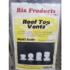 Rix Products 610 - Roof Top Vents - Multi Scale Kit -Model Train Hub rix610 80896.1645223887
