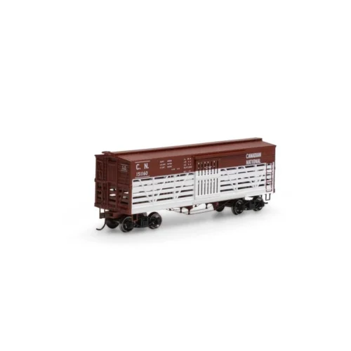 Athearn Roundhouse 75278 - 36' Old Time Stock Car Canadian National (CN) 151185 - HO Scale