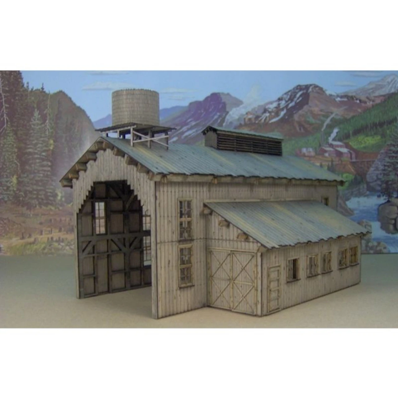RslaserKits 2004 - Single Stall Engine House Without Doors - HO Scale Kit 3 RslaserKits 2004 - Single Stall Engine House Without Doors - HO Scale Kit
