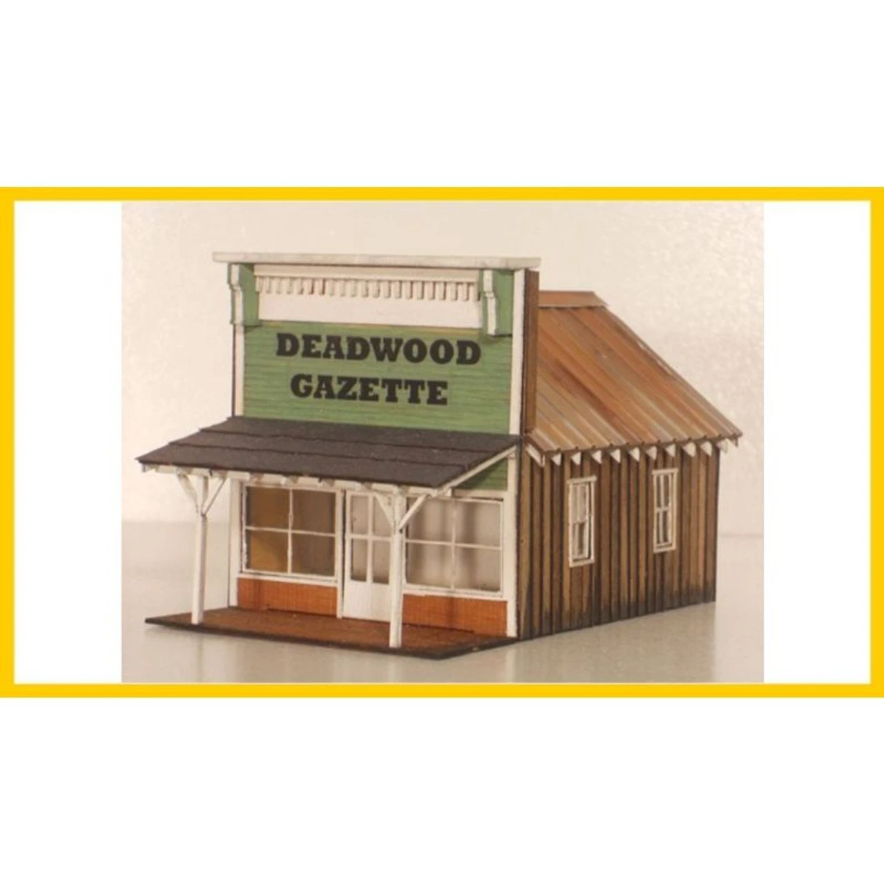 RslaserKits 2036 - LG’s Billiards / Deadwood Gazette - HO Scale Kit 3 RslaserKits 2036 - LG’s Billiards / Deadwood Gazette - HO Scale Kit