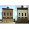 RslaserKits 2037 - Silver Cliff Firehouse - Town Hall - HO Scale Kit -Model Train Hub rsl2037 11927.1673902739