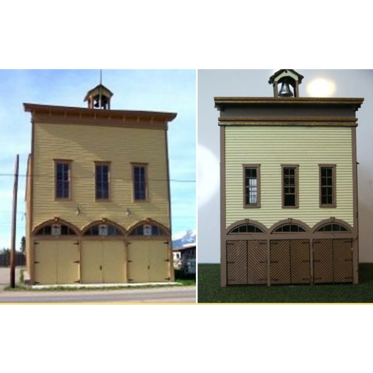 RslaserKits 2037 - Silver Cliff Firehouse - Town Hall - HO Scale Kit 3 RslaserKits 2037 - Silver Cliff Firehouse - Town Hall - HO Scale Kit