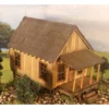 RslaserKits 2048 - Carl's Cabin - HO Scale Kit -Model Train Hub rsl2048 15953.1673902741