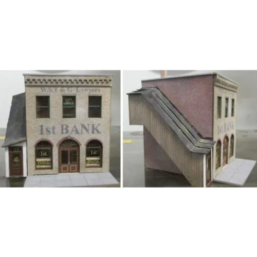 RslaserKits 2067 - First Bank - HO Scale Kit
