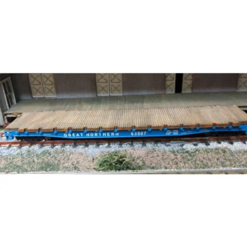 RslaserKits 3603 - Wheels Of Time 53-6 Ft Flat Car Deck - N Scale Kit
