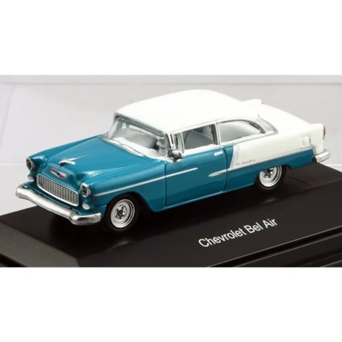 Schuco 452617503 - 1955 Chevy Bel Air Blue - HO Scale