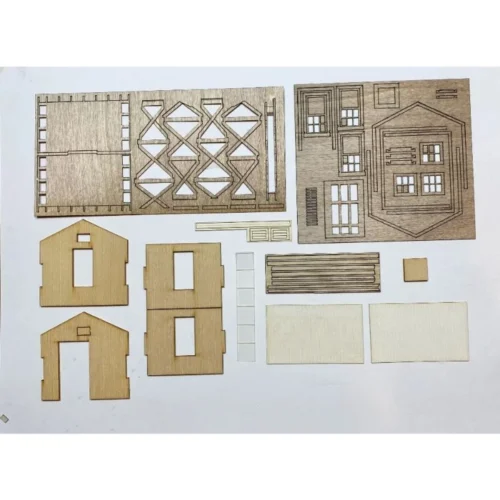 Showcase Miniatures 2002 - Southern Pacific Water Pump House - HO Scale Kit