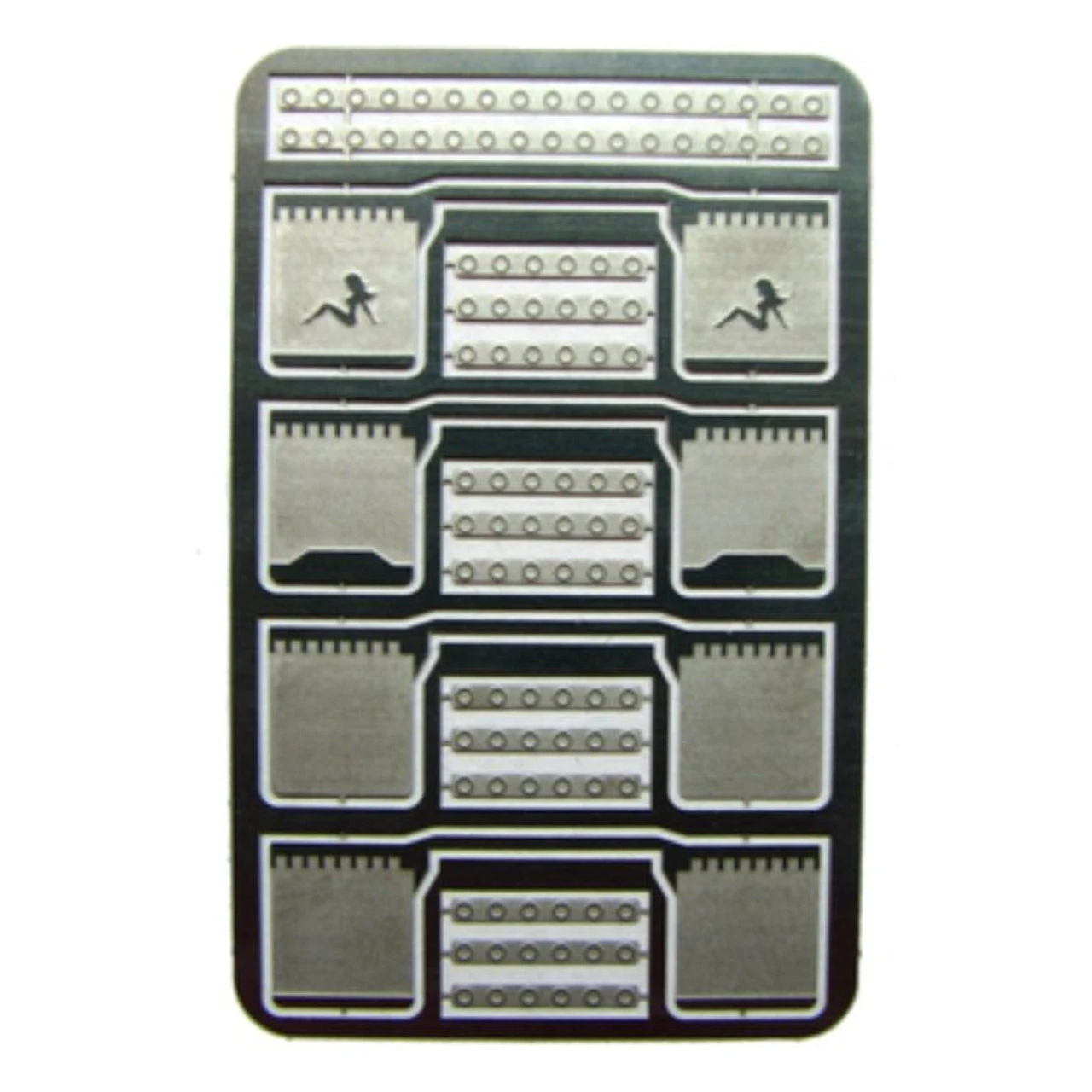 Showcase Miniatures 3007 - Mud Flaps - HO Scale Kit