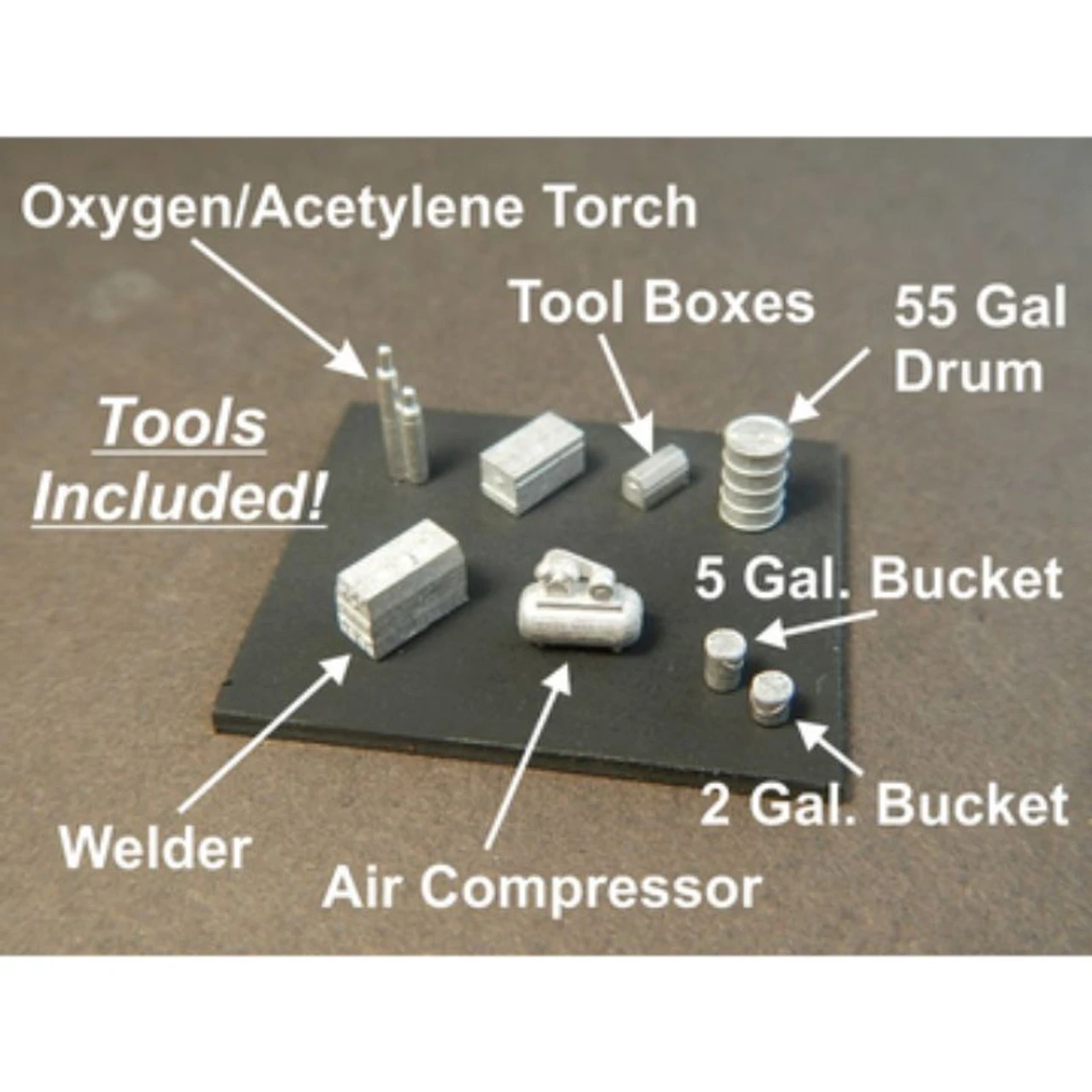 Showcase Miniatures 45 - Standard Service Truck / Maching Shop Tools - N Scale Kit 3 Showcase Miniatures 45 - Standard Service Truck / Maching Shop Tools - N Scale Kit