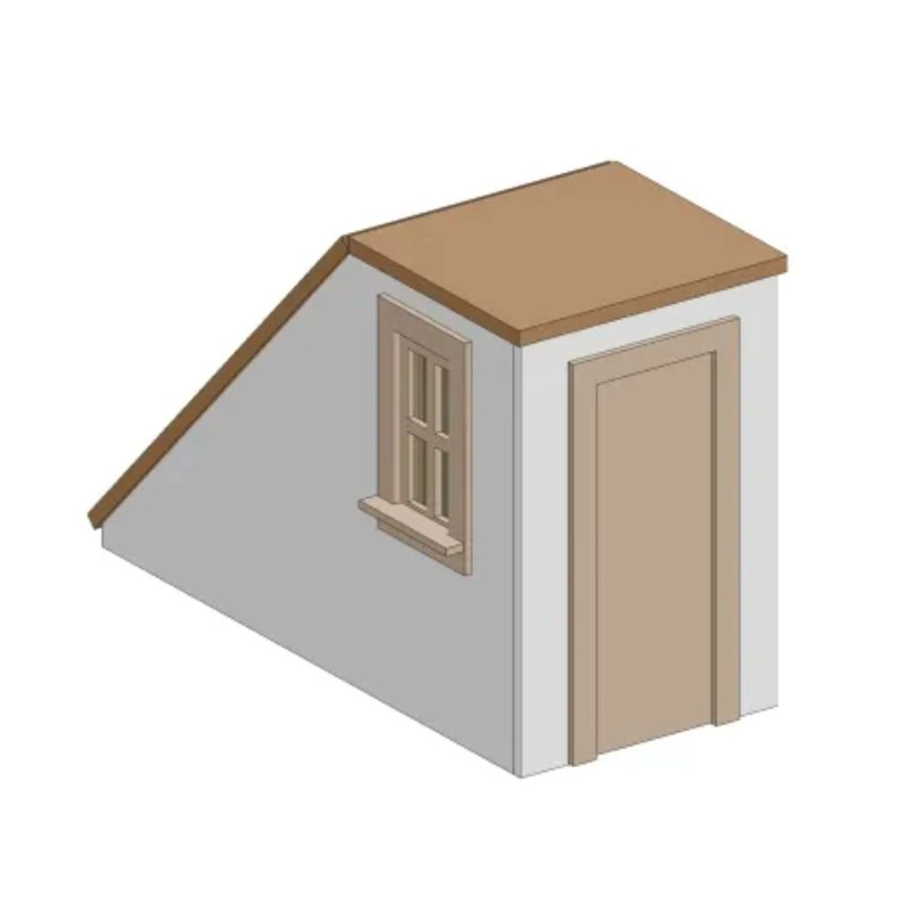 Showcase Miniatures 567 - Roof Stair Access - N Scale Kit 3 Showcase Miniatures 567 - Roof Stair Access - N Scale Kit