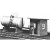 Stewart Products 1107 - Oil Stge Tank/pump House - N Scale Kit 1 Stewart Products 1107 - Oil Stge Tank/pump House - N Scale Kit -Model Train Hub stw1107 95465.1645224007