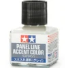 Tamiya 87133 - Panel Line Accent Color Gray - 40ml 2 Tamiya 87133 - Panel Line Accent Color Gray - 40ml -Model Train Hub tam87133 55156.1645224111
