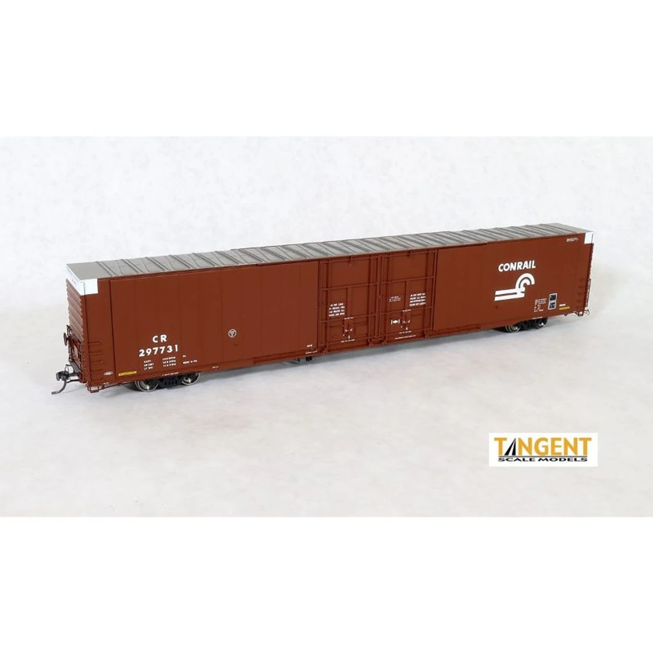Tangent Scale Models 25041-06 - Greenville 86′ Double Plug Door Box Car Conrail (CR) 297797 - HO Scale 3 Tangent Scale Models 25041-06 - Greenville 86′ Double Plug Door Box Car Conrail (CR) 297797 - HO Scale