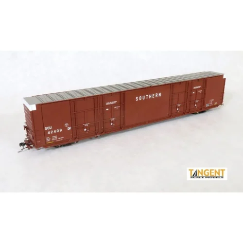 Tangent Scale Models 25514-03 - Greenville 86' Quad Plug Door Boxcar Southern (SOU) 42413 - HO Scale