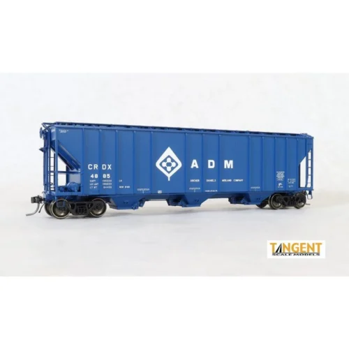 Tangent Scale Models 28013-01 - CRDX " ADM Blue Lease 9-1966" GATC 4500 Covered Hopper ADM (CRDX) 4880 - HO Scale