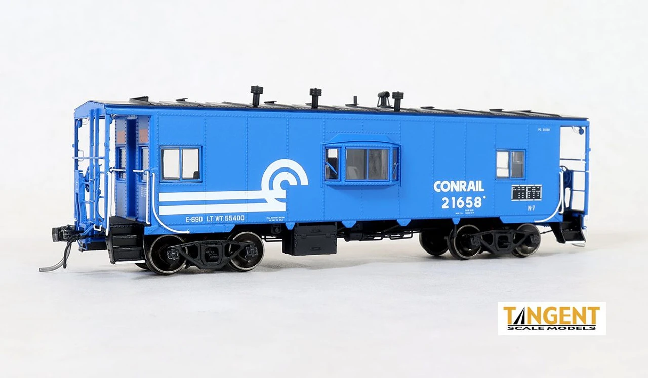 Tangent Scale Models 60126-02 - DSI/SLCC Bay Window Caboose Conrail (CR) 21690 - HO Scale 3 Tangent Scale Models 60126-02 - DSI/SLCC Bay Window Caboose Conrail (CR) 21690 - HO Scale