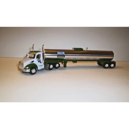Trucks N Stuff TNS065 - Peterbilt 579 Day-Cab Tractor With Food-Grade Trailer - Silva Trucking - HO Scale