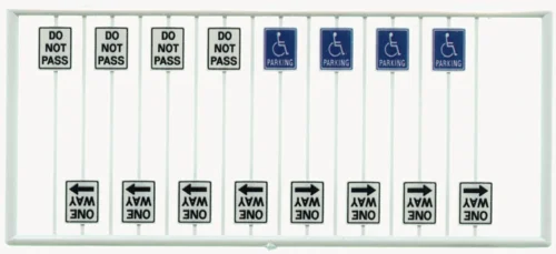 Tichy Train Group 8262 - Miscellaneous Road Signs #1 - 16 Pcs - HO Scale